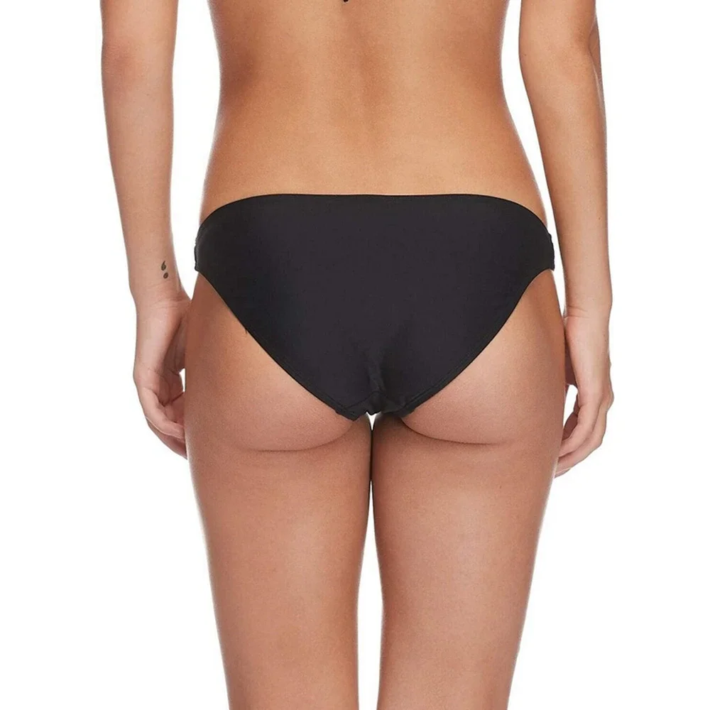 Body Glove Women Hipster Stretch Swim Bottom Black Size L